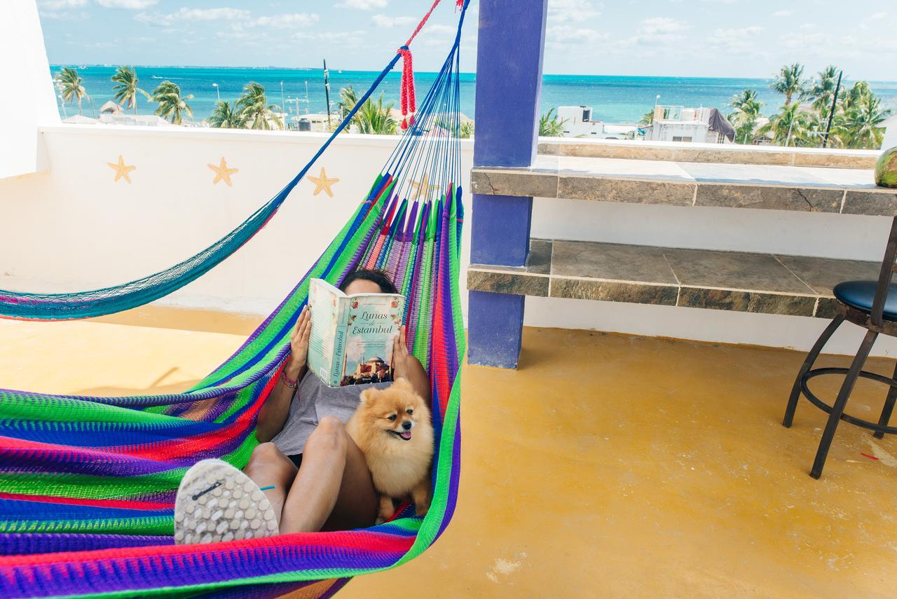 The Mermaid Hostel Beach (Adults Only) Канкун Экстерьер фото