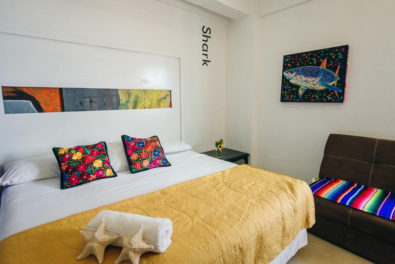 The Mermaid Hostel Beach (Adults Only) Канкун Экстерьер фото