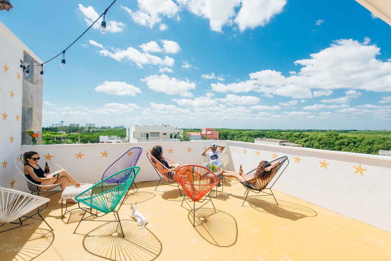 The Mermaid Hostel Beach (Adults Only) Канкун Экстерьер фото